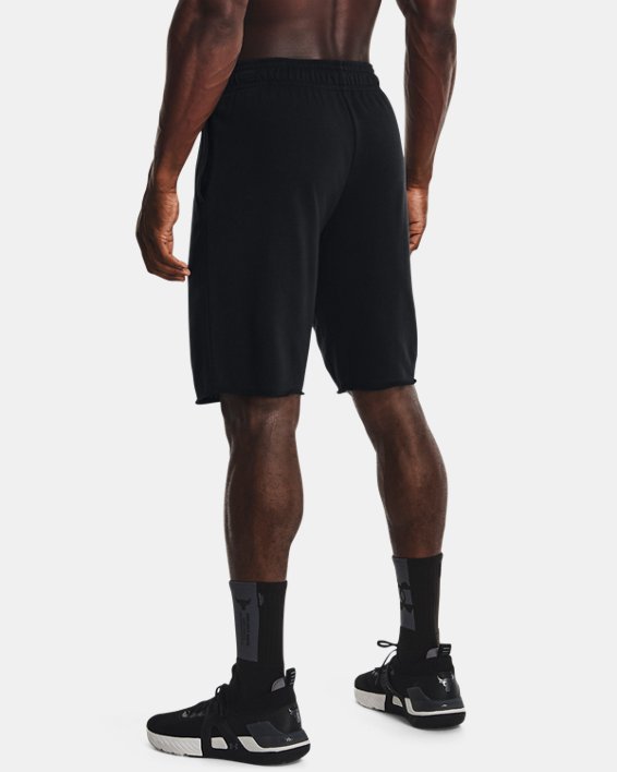 Under Armour Mens MK-1 Terry Shorts Pants Trousers Bottoms Black Sports Gym 